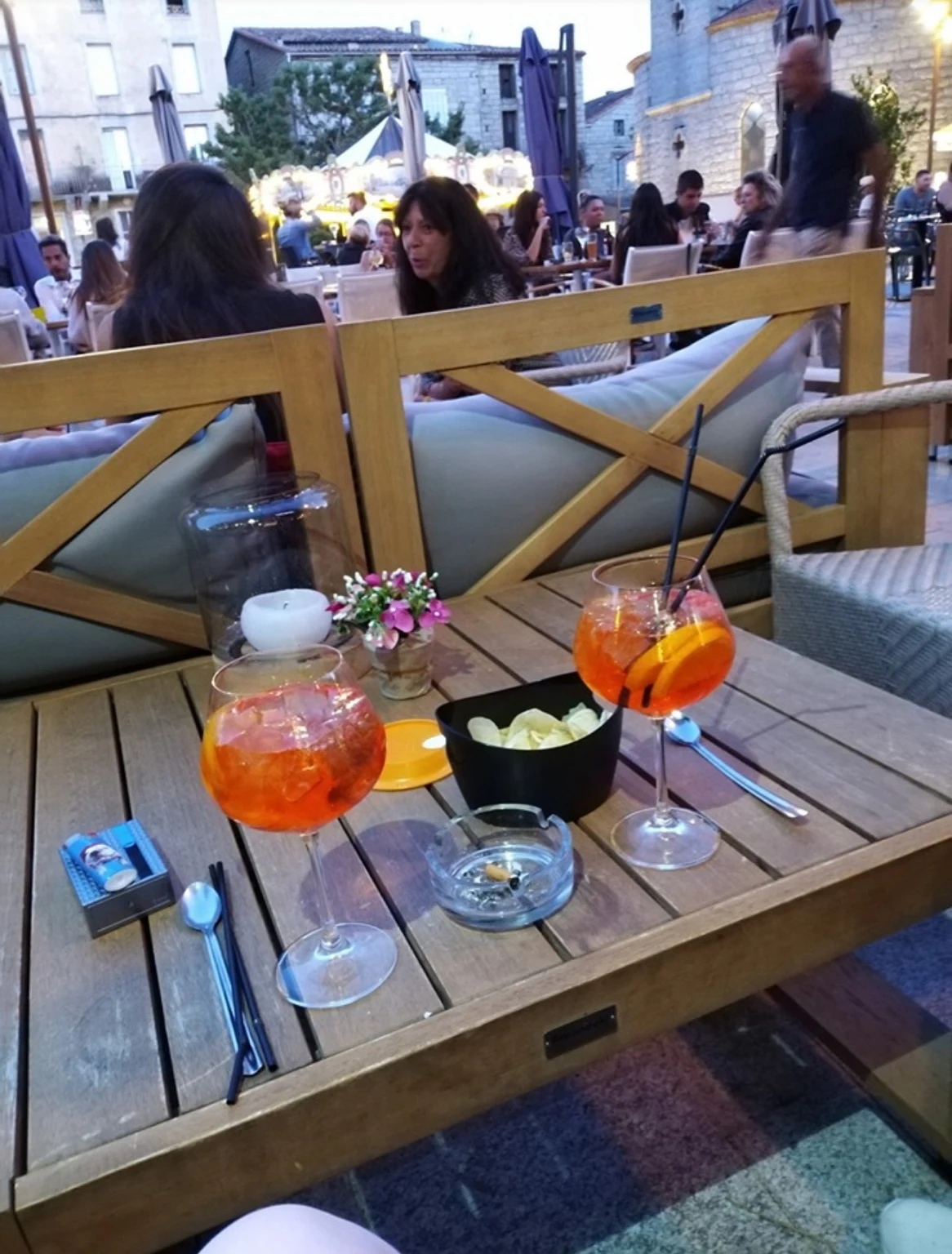 Les cocktails en terrasse